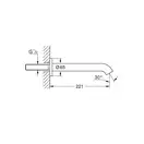 Вилив для ванни Grohe Essence (13449001)