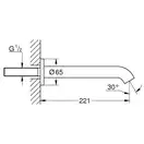 Вилив для ванни Grohe Essence, золото матове (13449GN1)