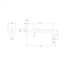 вилив на ванну Omnires Hudson chrome (RA05CR)