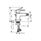 Hansgrohe Talis E Змішувач для біде, матовий чорний (71720340)