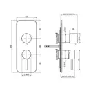 Fima Carlo Spillo Up Смеситель для душа, черный матовый (F3039X6NS)