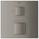 Термостат для душа с переключатилем на 2 положения Grohe Grohtherm Cube (цвет - тёмный графит, матовый), со встроенным запорным вентилем (24154AL0) фото 2 Aquada.com.ua