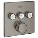 Термостат для душа на 3 выхода Grohe Grohtherm SmartControl (цвет - тёмный графит, матовый) (29126AL0) фото 1 Aquada.com.ua