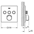 Змішувач для вбудованого монтажу Grohe SmartControl (29149000)