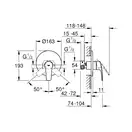 Grohe Eurosmart New Змішувач прихований, хром (33556003)