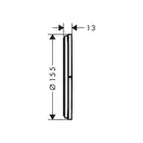 HANSGROHE Вентиль для скрытого монтажа на 3 потребителя ShowerSelect Comfort S (цвет - хром) 15558000