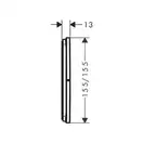 Hansgrohe ShowerSelect Comfort E Вентиль, чорний матовий (15573670)