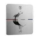 Термостат на 2 потребителя со встроенной защитной комбинацией EN 1717 Hansgrohe ShowerSelect Comfort Q (цвет - хром) 15586000