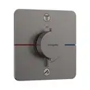 Термостат на 2 потребителя со встроенной защитной комбинацией EN 1717 Hansgrohe ShowerSelect Comfort (цвет - матовый чёрный хром) 15586340