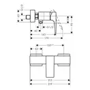 HANSGROHE Metropol Змішувач для душу, поліроване золото (32560990)