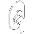 Смеситель для ванны скрытого монтажа Hansgrohe Rebris E (цвет - чёрный матовый) 72459670