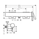 Hansgrohe Tecturis E Смеситель для душа, шлифованная бронза (73620140)