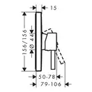 Hansgrohe Finoris Змішувач для душу, білий матовий (76615700)