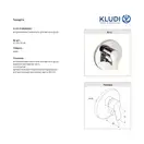 Kludi Pure & Easy Накладна панель для ванни і душу, хром (374190565)