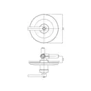 смеситель для душа скрытого монтажа Omnires Armance antique copper (AM5245ORB)