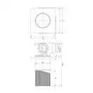 Omnires Contour Змішувач для ванни та душу, хром (CT8045CR)