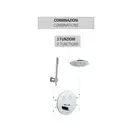 Paffoni Compact Box Термостат для душу, білий матовий (CPT018BO)