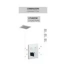 Paffoni Compact Box Термостат для душу, зовнішній, хром (CPT518CR)