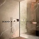 Paffoni Modular Box Термостат для душу/ванни, сталь (MDE000ST)