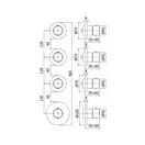 Paffoni Modular Box Термостат для душу/ванни, сталь (MDE019ST)