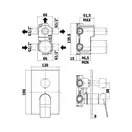 Paffoni Tilt Змішувач для душу, білий матовий (TI019BO/M)