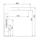 15734461 Kelvin Pull Out Змішувач для кухонної мийки, підкл. 1/2, хром Adell (15734461)