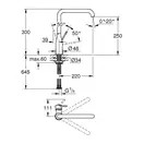 Змішувач для кухні Grohe Essence DN 15 (колір - темний графіт)  30269A00