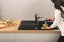Grohe QuickFix Start Смеситель для кухни, черный матовый (303072431)