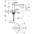 Змішувач для кухні Grohe Eurosmart New (30463000)