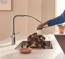 Змішувач для кухні Grohe Blue Pure Minta (колір - сталь)  30601DC0