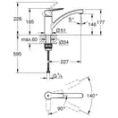 Grohe Start Змішувач для кухонної мийки, хром (31138002)