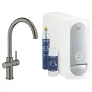 Стартовий комплект Grohe Blue Home С-вилив, графіт матовий (31455AL1)
