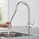 Змішувач для кухні Grohe Blue Home, хром (31541000)