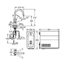 Змішувач для кухні Grohe Blue Home, хром (31541000)