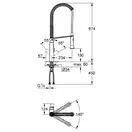 Змішувач для кухні Grohe K7, сталь (32950DC0)