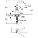 Змішувач для кухні Grohe Eurostyle Cosmopolitan (33975004)