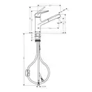 Hansgrohe Focus M427-H150 Смеситель для кухни, хром (71814000)