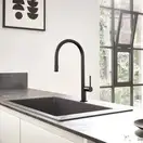 Змішувач для кухні Hansgrohe Talis M54 210 2jet з витяжним виливом, нержавіюча сталь (72800800)