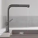 Hansgrohe Talis 270 Смеситель для кухни, Brushed Black Chrome (72809340)