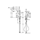 Hansgrohe Talis M54 270 Смеситель для кухни, черный матовый (72845670)