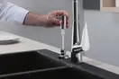 Смеситель для кухни 300 Hansgrohe Talis Select M51, с вытяжным изливом, 1jet, sBox (цвет - хром) 73853000