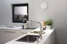 Смеситель для кухни 300 Hansgrohe Talis Select M51, 2jet, sBox (цвет - сталь) 73867800