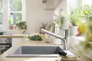 Кухонный смеситель 2 вида струи, sBox Hansgrohe Zesis M33 (цвет - хром) 74821000