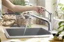 Кухонный смеситель 2 вида струи, sBox Hansgrohe Zesis M33 (цвет - хром) 74821000