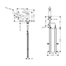 Кухонный смеситель 2 вида струи, sBox Hansgrohe Zesis M33 (цвет - нержавеющая сталь) 74821800