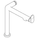 Смеситель для кухни Hansgrohe Aqittura M91 FilterSystem 240, 1jet (цвет - сталь) 76802800