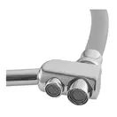 KOER KB-72003-01 Смеситель кухонный 2в1, хром/графит (KR3375)