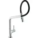 MP119400CR Змішувач кухонний Lamp, лійка з ручним душем на магніті, хром Nobili ІТАЛІЯ (MP119400CR)