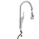 Смеситель для кухни Qtap Swan 9168103UN с выдвижным изливом (QTSWA9168103UN)