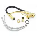 Смеситель для кухни REA GASPAR BLACK GOLD золотой высокий (REA-B1019)